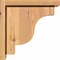 Ekena Millwork Newport Smooth Corbel w/Backplate, Western Red Cedar, 5 1/2"W x 12"D x 12"H COR06X12X12NEW01SWR - alternate 2